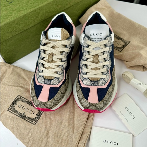 Gucci GG Rython Low Top Sneaker / Women’s Size 37 - Picture 7 of 8